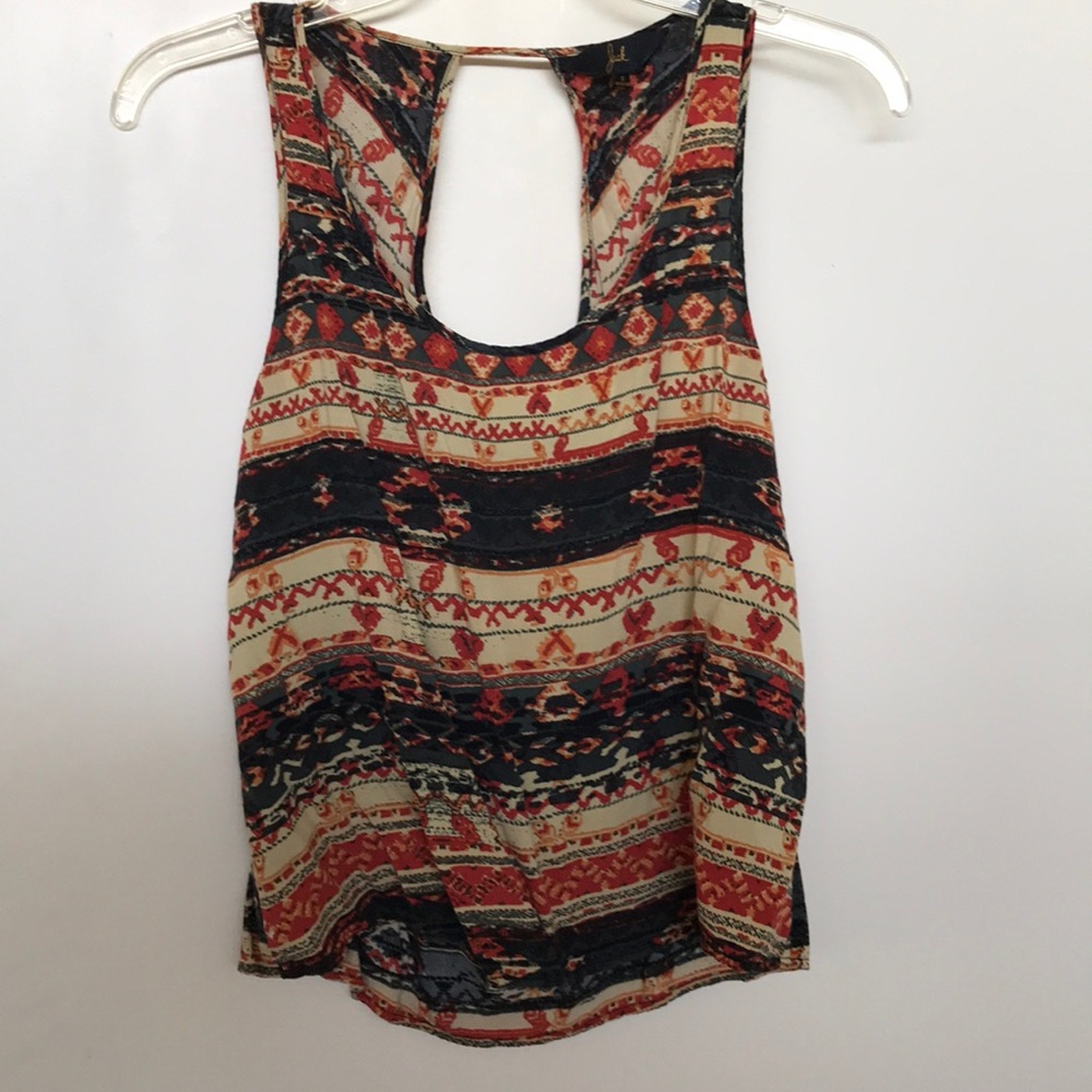 Tribal crop top